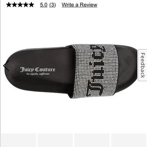 Juicy Couture Wander Slide Sandal (size 7/8)